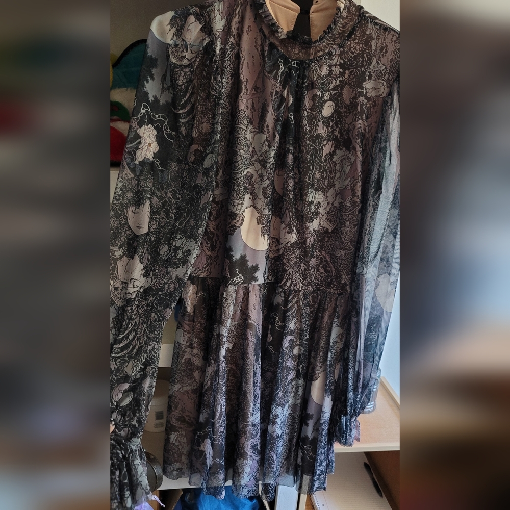 Blackmilk Night Ditch Sheer Grace Dress Takato Yamamoto